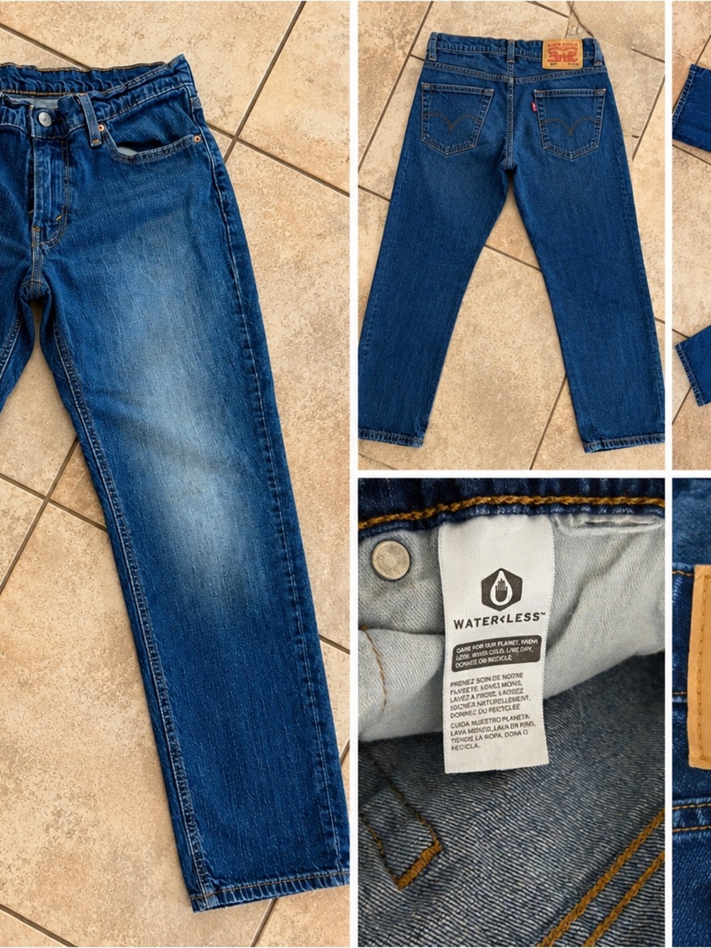 Levi's Men's Dark Blue Straight Jeans